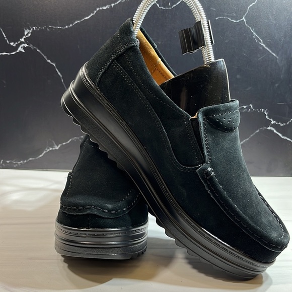 Her-Hc-329heise 39 Moccasins Work Shoe Black sz 7.5 - Picture 6 of 10